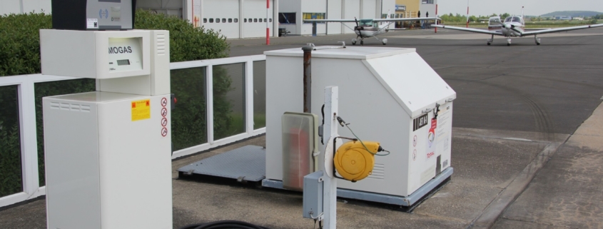 Flugplatz-Tankstelle